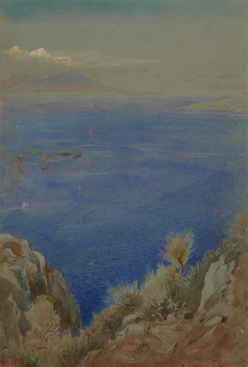 The Shadow of the Rock of Tiberius, Capri, 1895